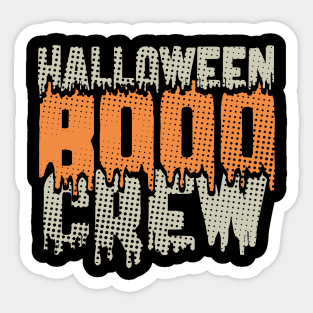 Halloween Booo Crew Sticker